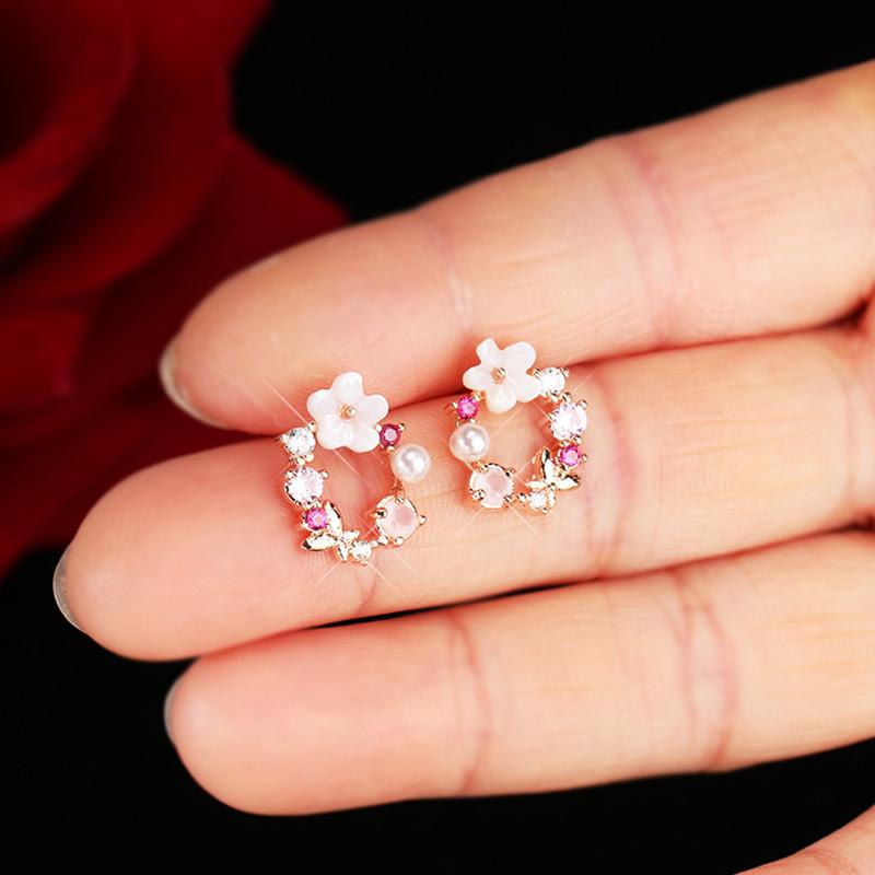 Avtoit | Flower Pearl Earrings