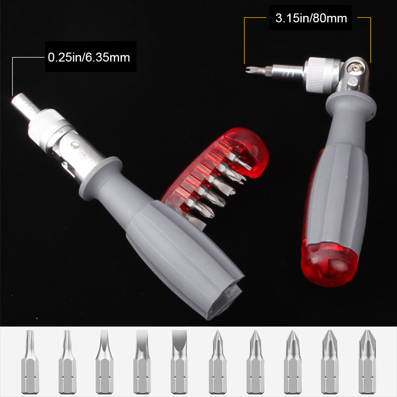 Avtoit | 10 In 1 Ratchet Multitool Screwdriver Set