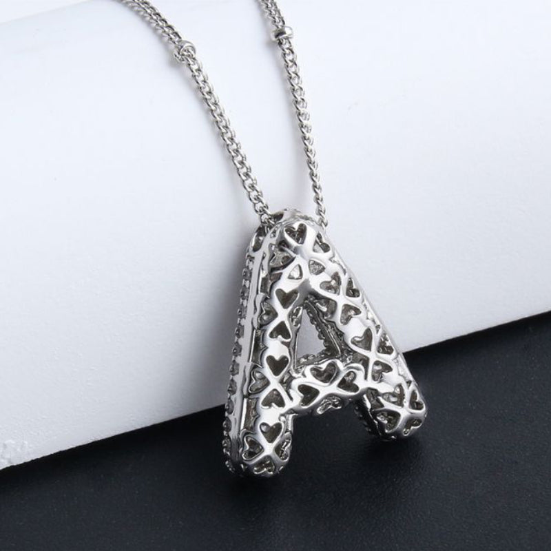 Avtoit | Alphabet-Diamond-Pendant-Necklace