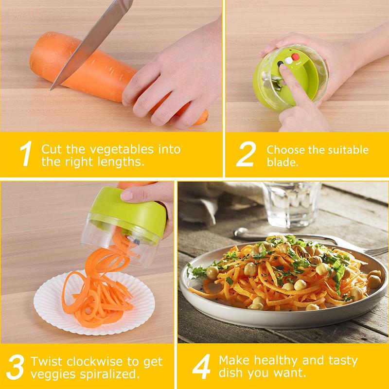 Avtoit | Handheld Spiral Cutter Vegetable Slicer
