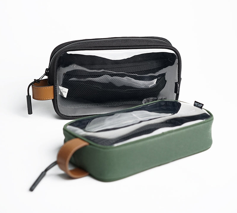 Avtoit | Waterproof Portable Travel Bag, with Multiple Compartments and Large Capacity, for Cosmetics, Makeup Brushes, Toiletry, Jewelry & Digital Accessories