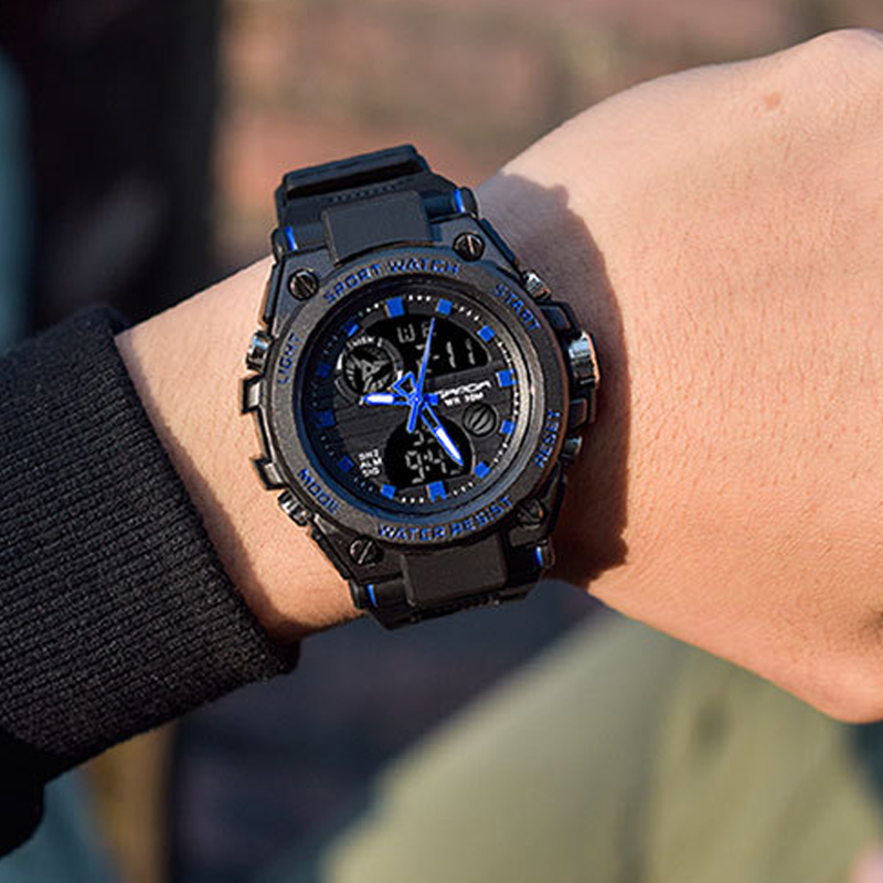 Avtoit | Men's Double Display Waterproof Luminous Watch