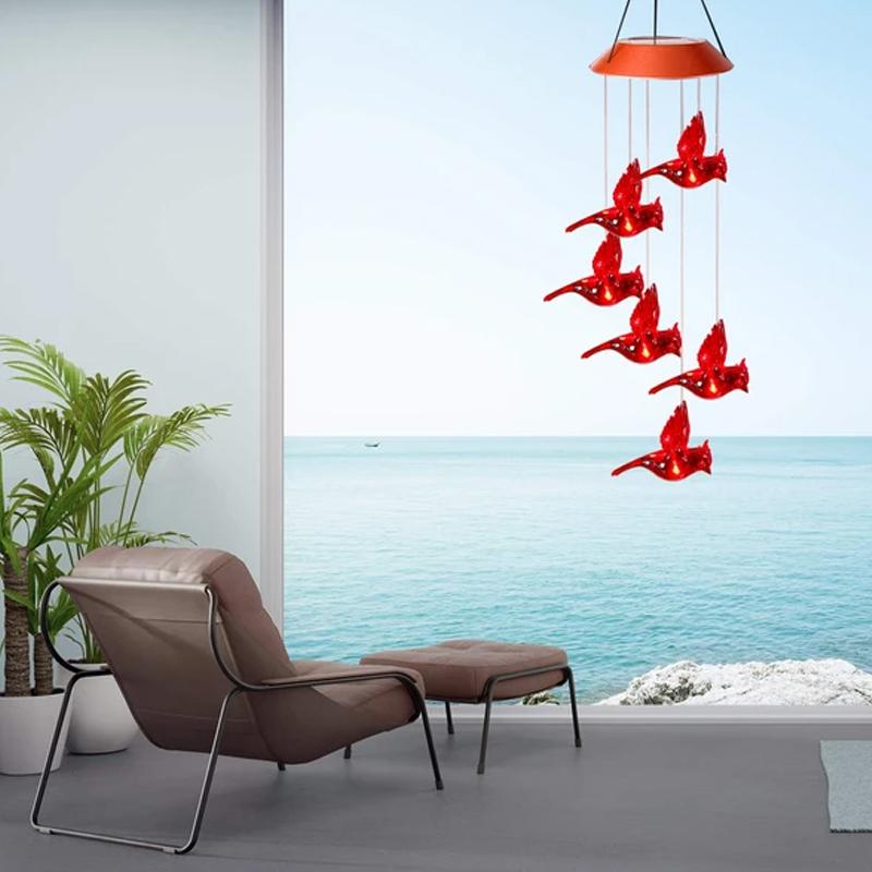 Avtoit | Red Bird Wind Chime Light