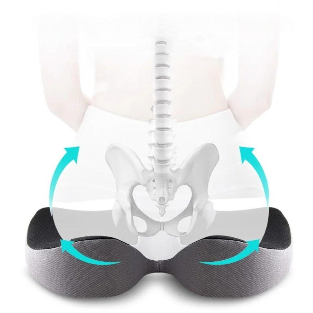 Avtoit | Orthopedic Car Seat Cushion – Comfortable Chair Pad with Anti-Slip Bottom for Better Support