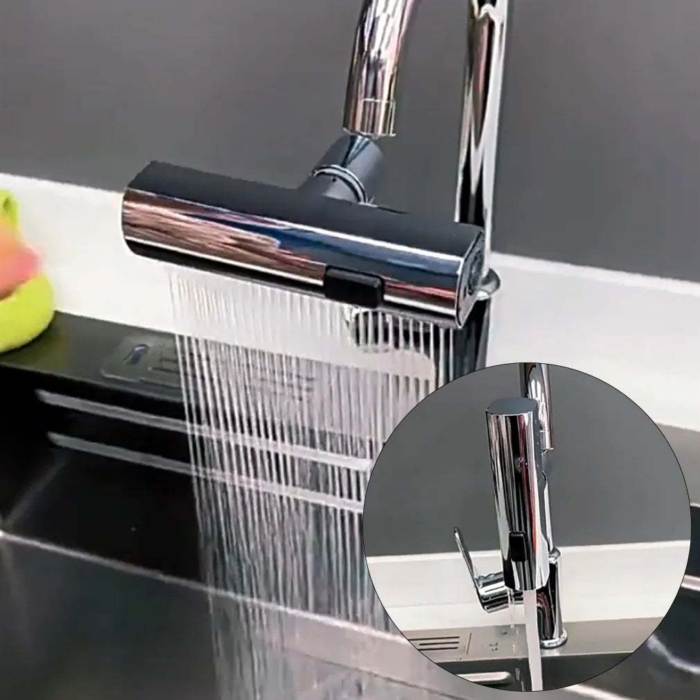 Avtoit | Universal Rotating Waterfall Sink Faucet Extension