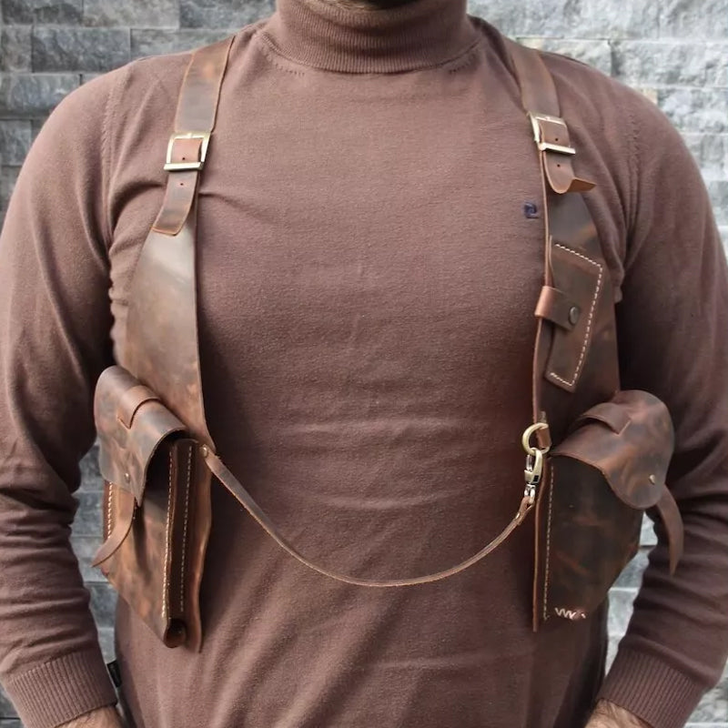 Avtoit | Medieval Steampunk Retro Shoulder Bag with Shoulder Strap