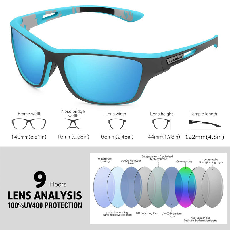 Avtoit | Outdoor Sport Sunglasses with Anti-Glare Polarized Lens