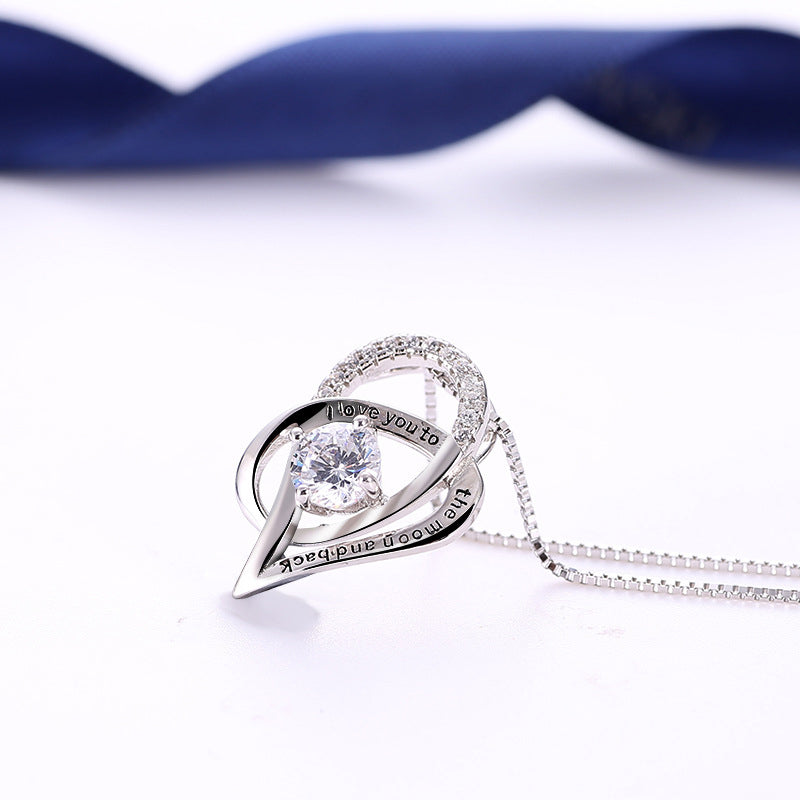 Avtoit | Letter Heart Necklaces for Mom