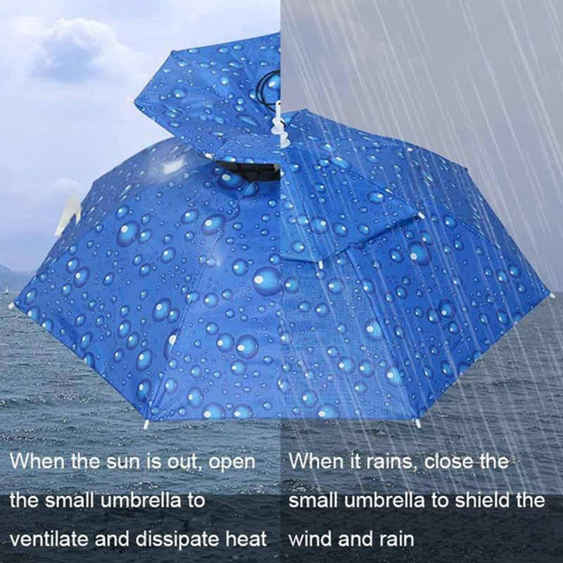 Avtoit | Outdoor Double-Layer Rain Umbrella Hat