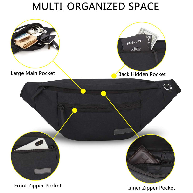 Avtoit | Large Crossbody Waist Bag Belt Bag
