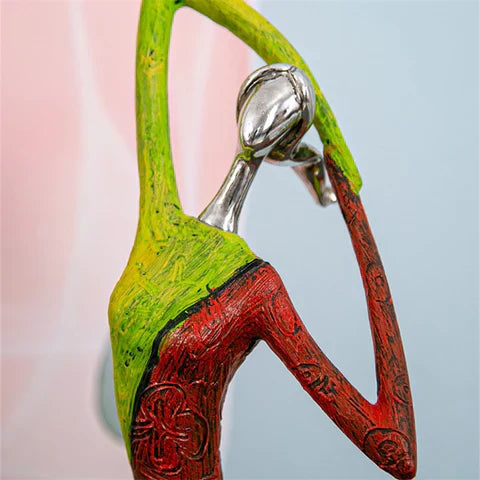 Avtoit | Modern Abstract Woman Sculptures – Handcrafted Colourful Resin Art for Home Decor