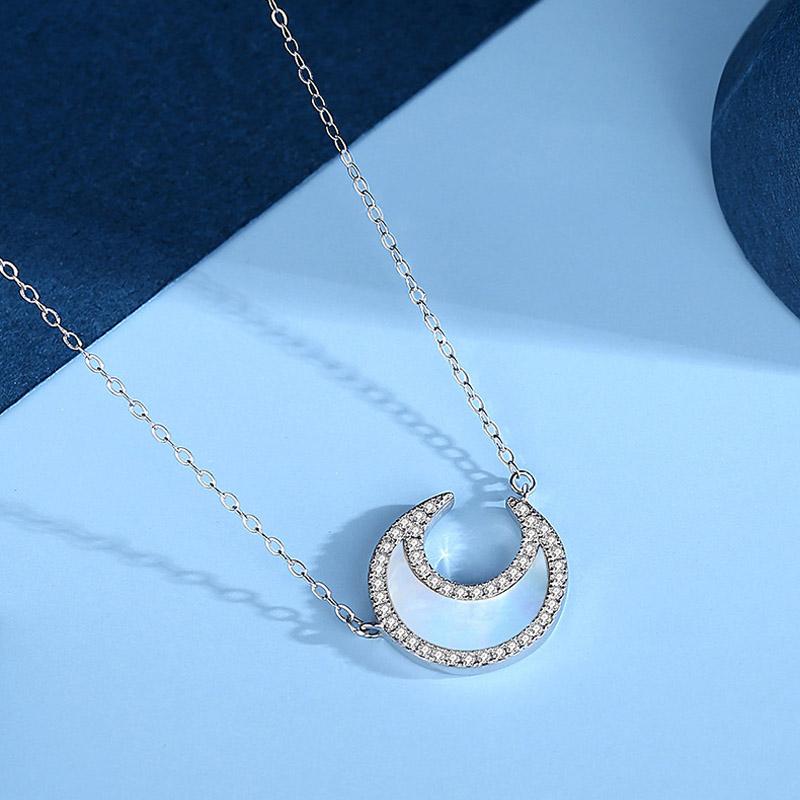 Avtoit | Fashion Rhinestone Moon Necklace