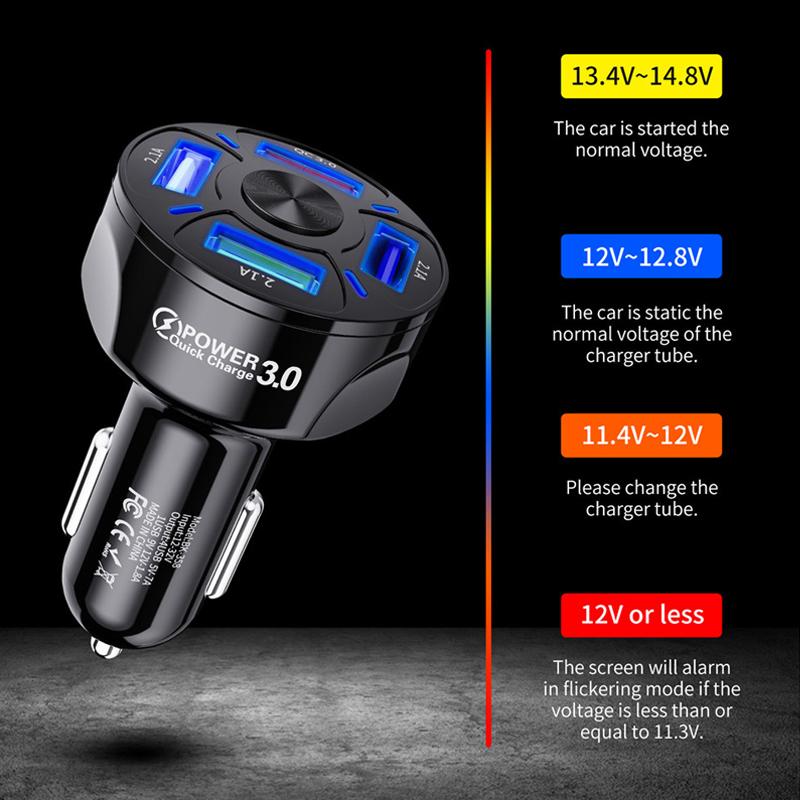Avtoit | 4 Ports USB Car Charger Fast Charging