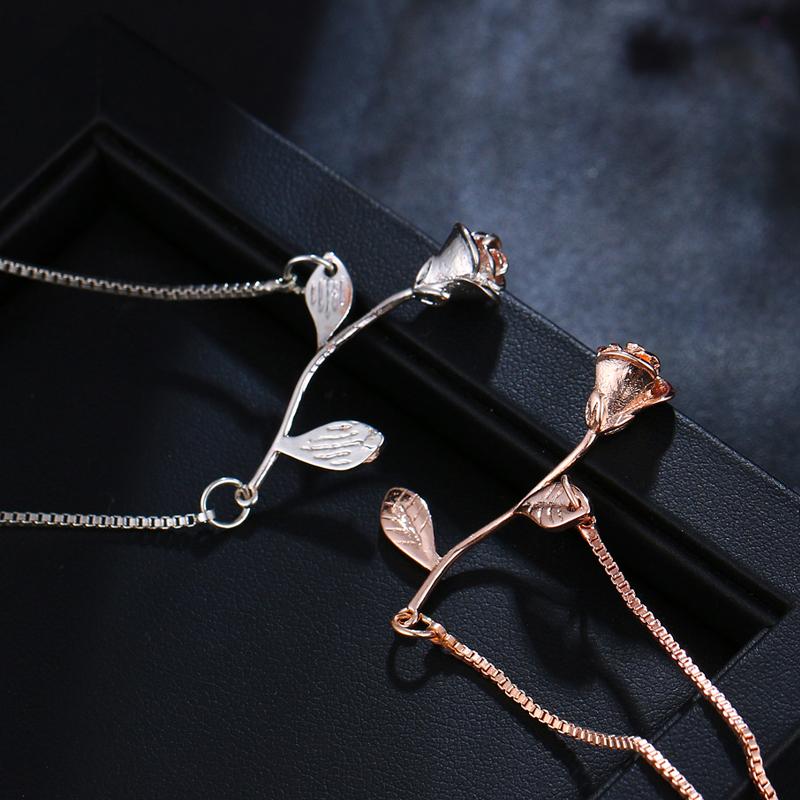 Avtoit | Rose Flower Charm Bracelet