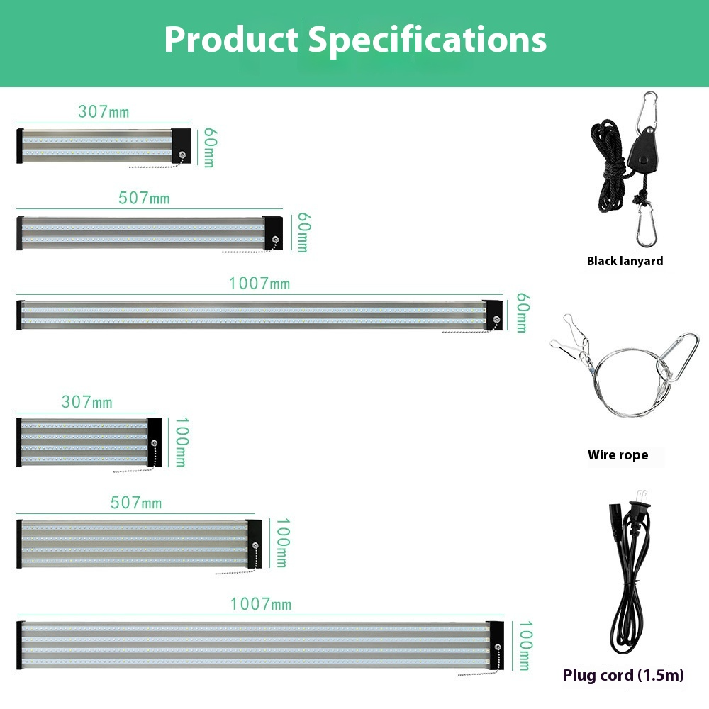 Avtoit | LED plant lamp with full spectrum lighting and pull switch for optimal plant growth
