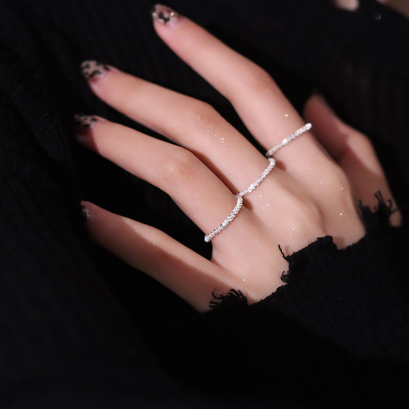 Avtoit | Simple thin glitter ring