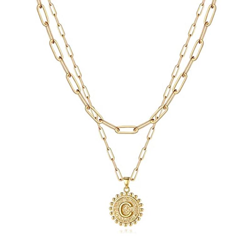 Avtoit | Golden Initial Necklaces for Women