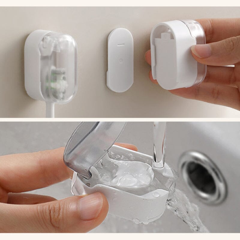 Avtoit | Wall-mounted toothbrush holder with cover