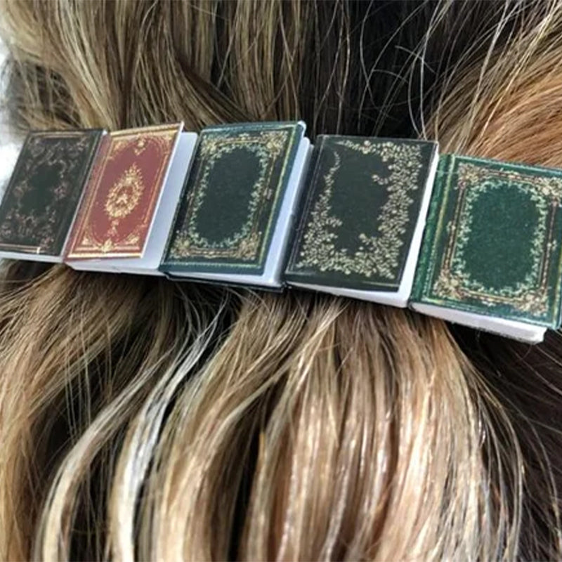 Avtoit | Miniature Book Hairpin Barrette
