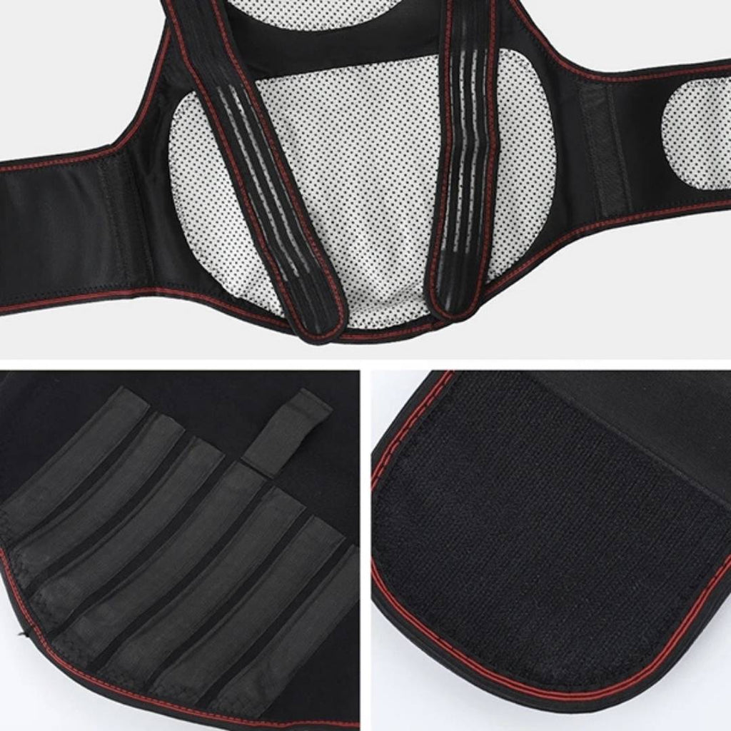 Avtoit | Self-Heating Back Support Brace | Adjustable Heated Posture Corrector for Back Pain Relief & Improved Posture