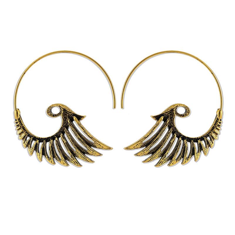 Avtoit | Vintage Peacock Tassel Earrings