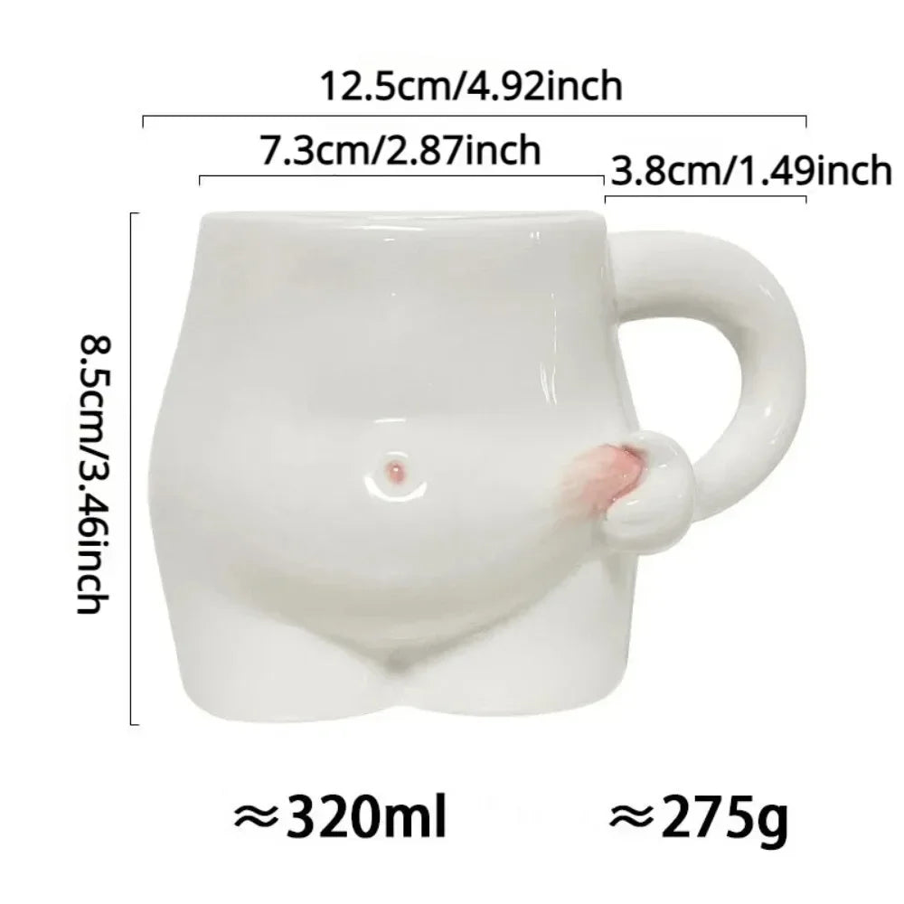 Avtoit | Big Belly Fat Ceramic Coffee Mug