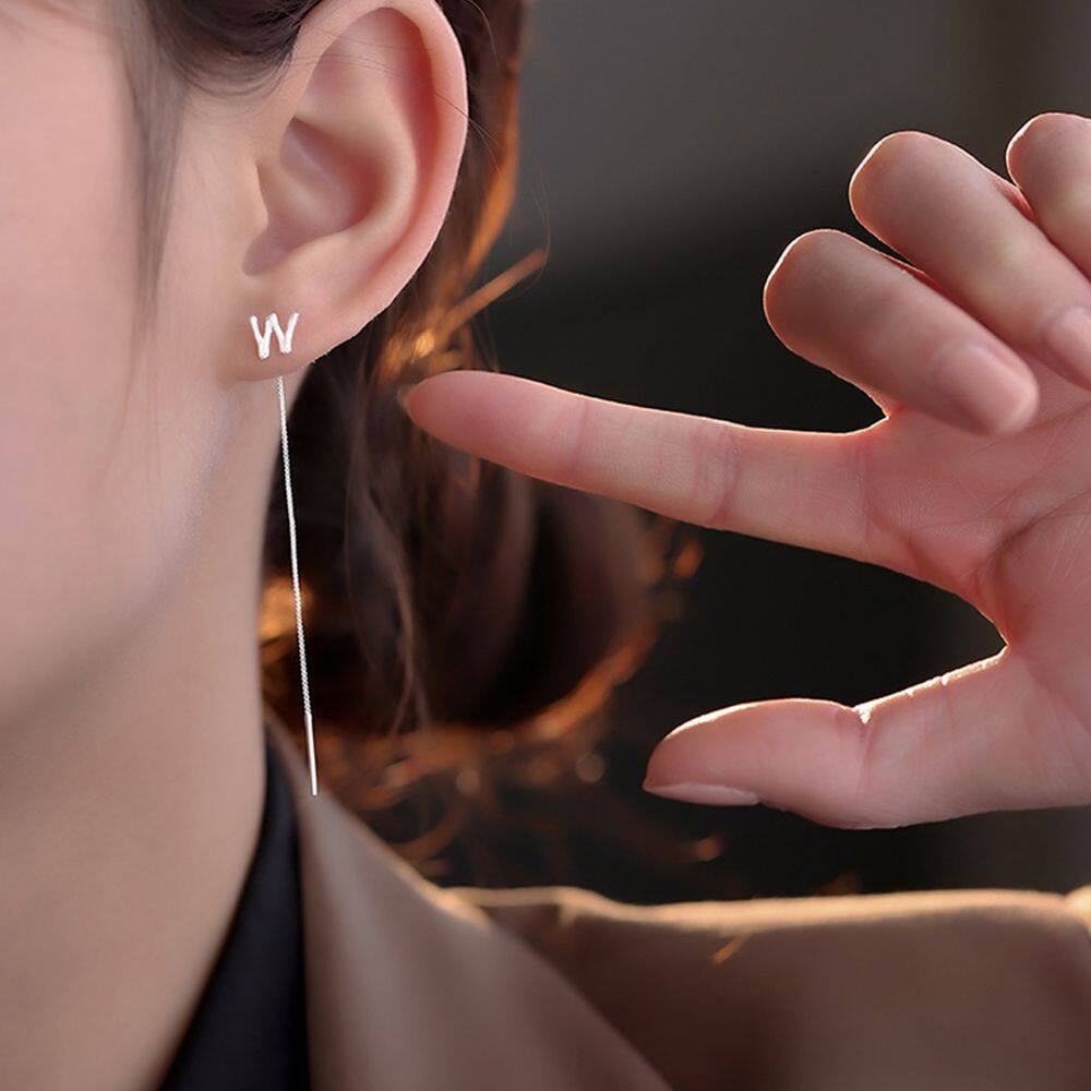 Avtoit | Shiny Alphabet Earrings