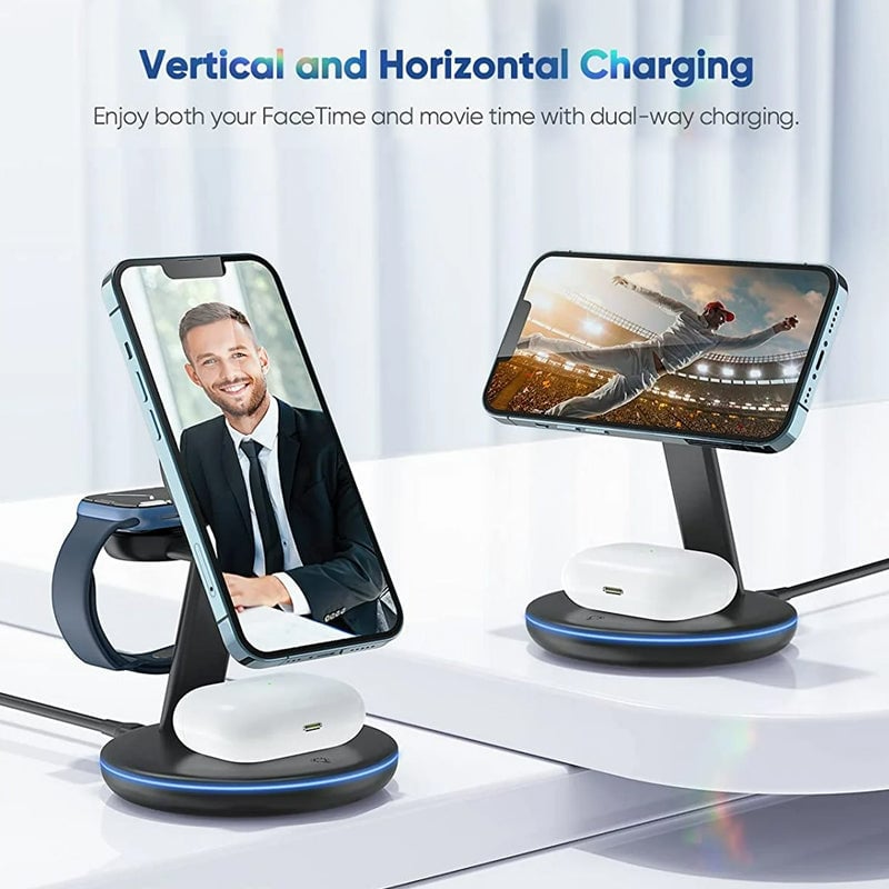 Avtoit | Folding magnetic 3-in-1 wireless charger