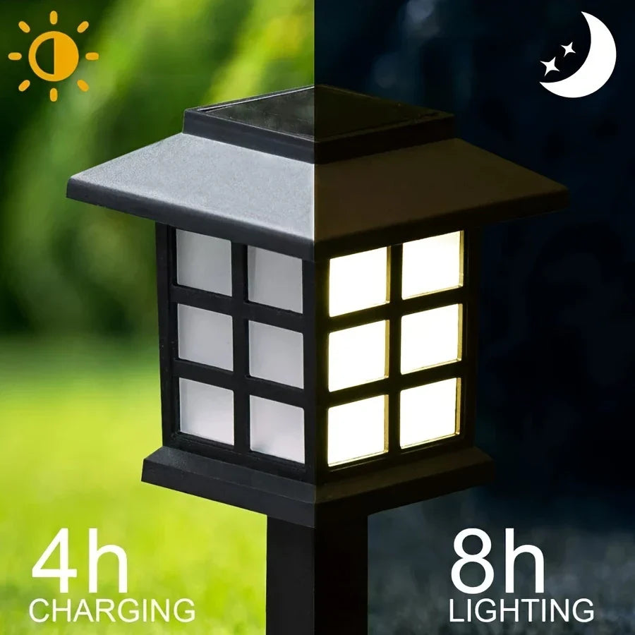 Avtoit | Solar Garden Lights in Lantern Style – Waterproof LED Path Lighting for Outdoor Areas