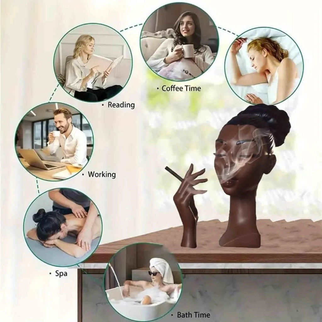 Avtoit | Head Incense Burner Black Woman