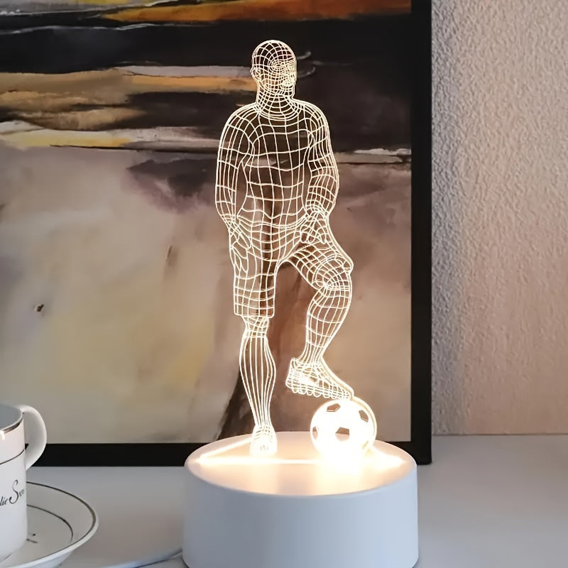 Avtoit | Soccer Player 3D Lamp – For a sporty atmosphere