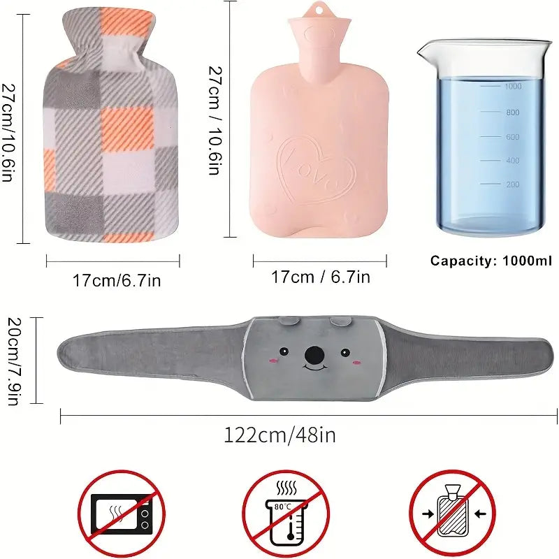 Avtoit | Fluffy Hot Water Bottle Belt