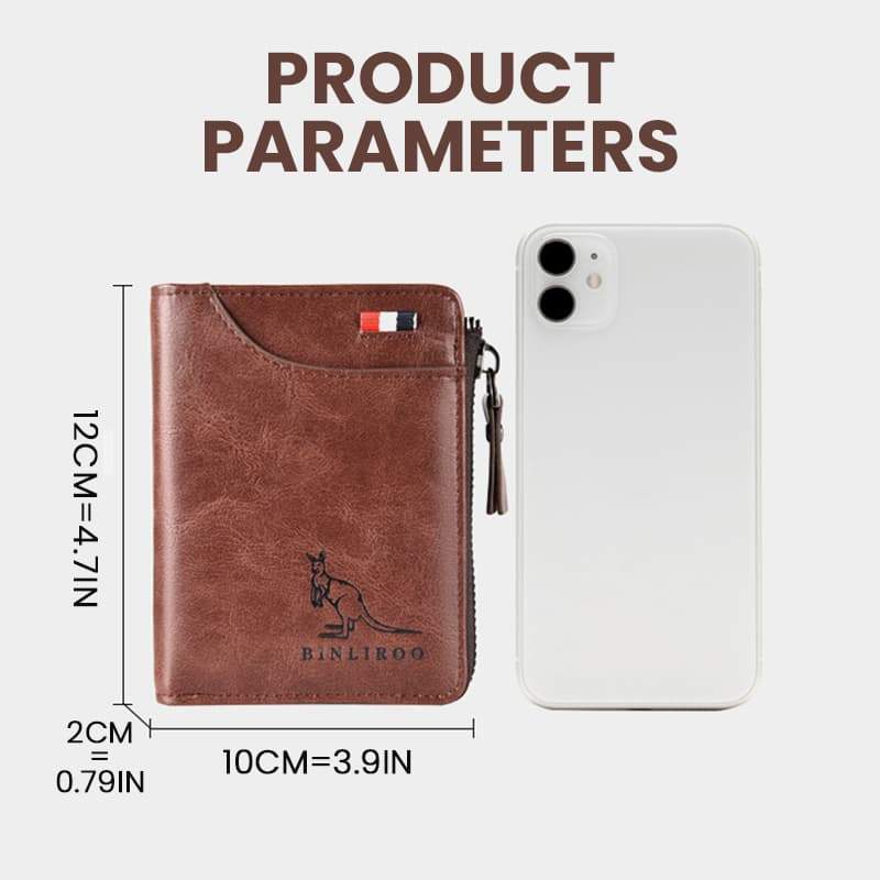 Avtoit | Men's Essentials-Multi-functional RFID Blocking Waterproof Durable PU Leather Wallet