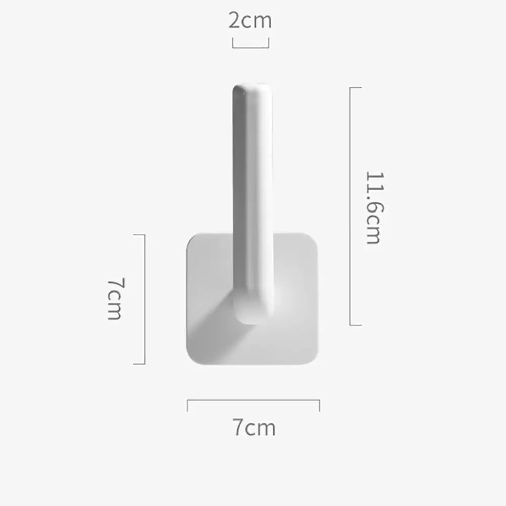 Self-Adhesive Wall Hooks, No Drilling, 4-Piece Set