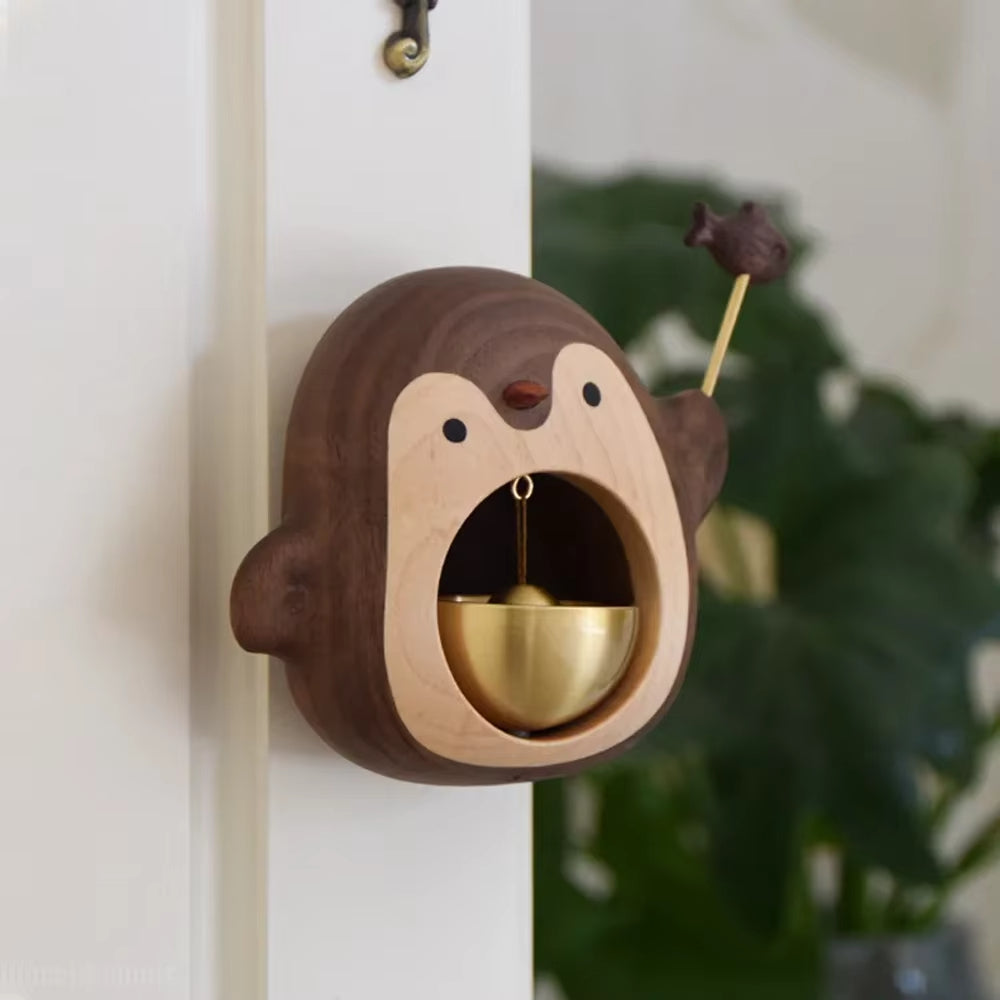 Avtoit | Wooden Penguin Cute Doorbell