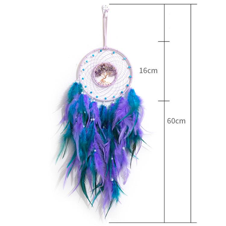 Avtoit | Crystal Tree of Life Feather Glow Dreamcatcher