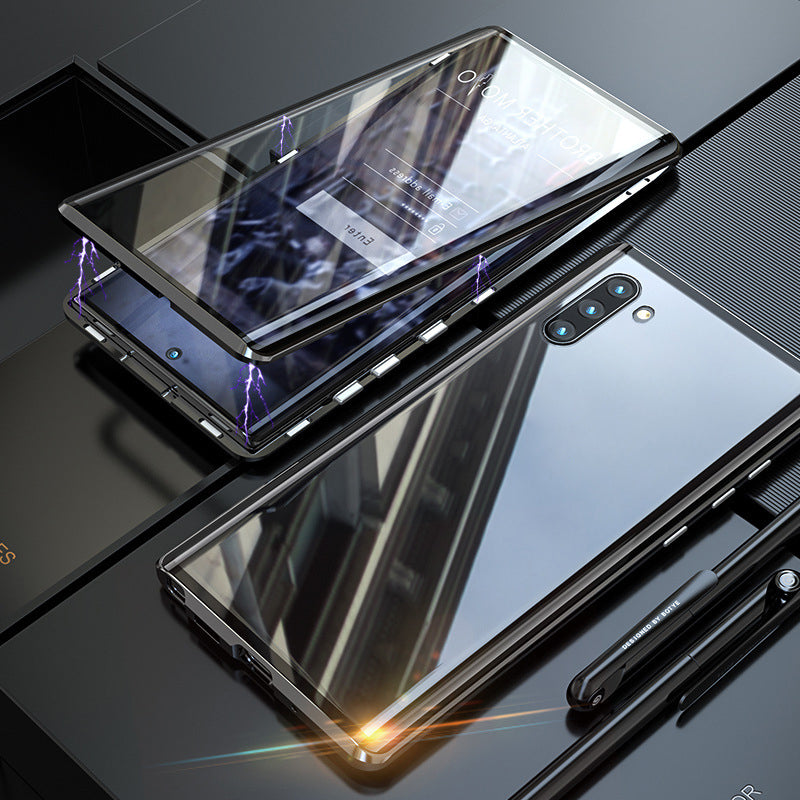 Avtoit | Magnetic Tempered Glass Dual-Sided Phone Case for Samsung