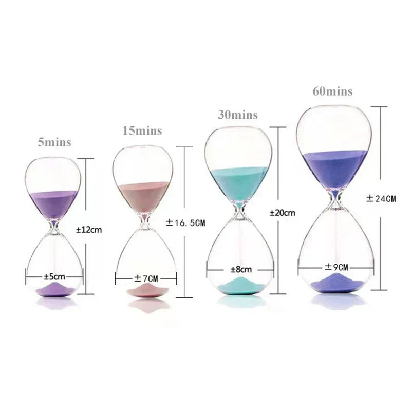 Avtoit | Creative transparent hourglass made of glass
