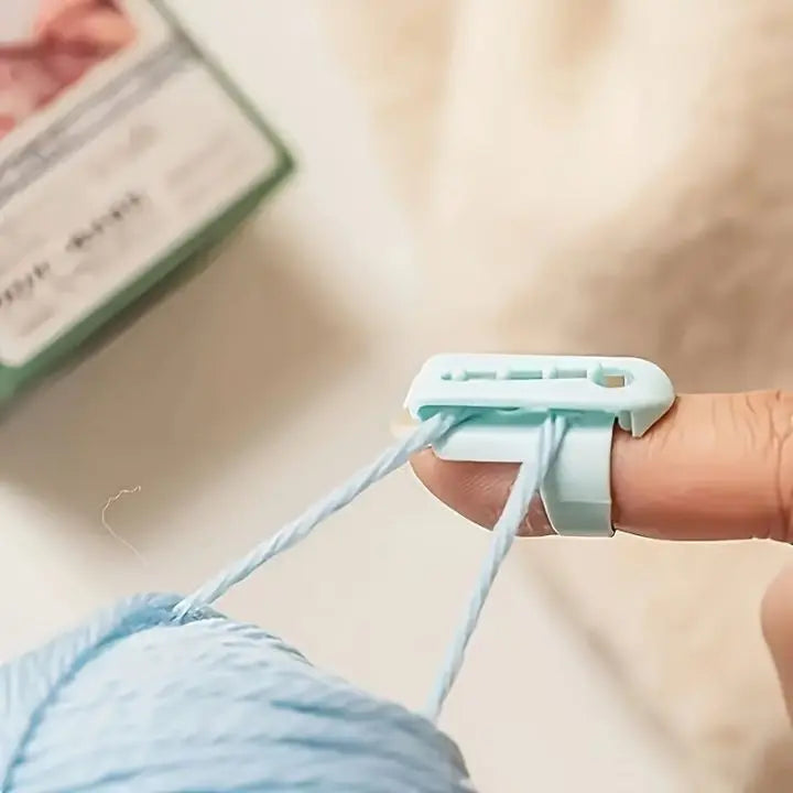 Avtoit | 5 pieces | Yarn guide ring – Comfortable knitting & crocheting without finger strain