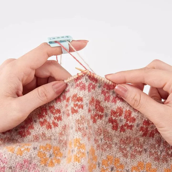 Avtoit | 5 pieces | Yarn guide ring – Comfortable knitting & crocheting without finger strain