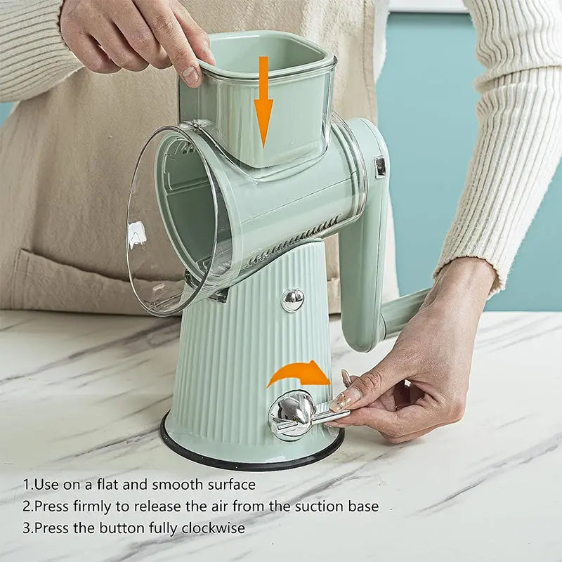 Avtoit | 5-in-1 Redating Mandoline Slicer for Crispy, Healthy Vegetable Snacks
