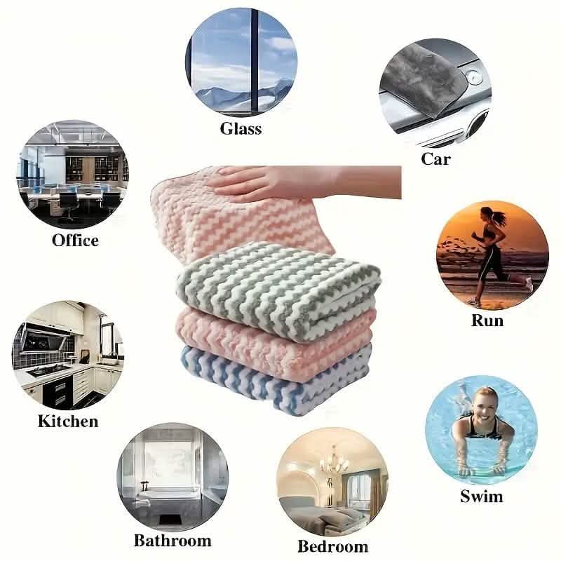 Avtoit | 5-Pack: Ultra-soft microfiber dish towels