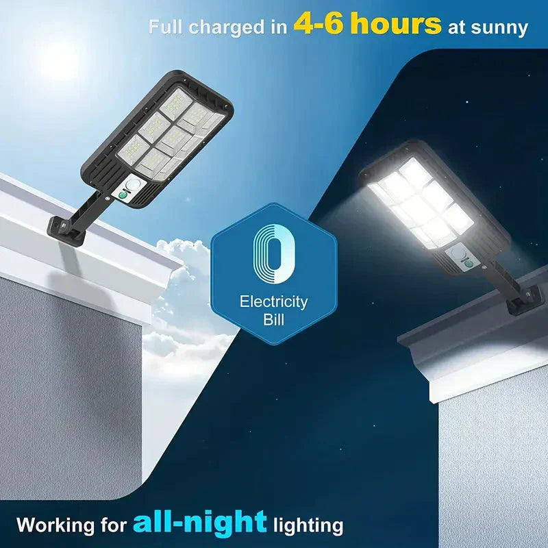 Avtoit | 5000LM Solar Floodlight with Motion Sensor | Dusk to Dawn Outdoor Security Light