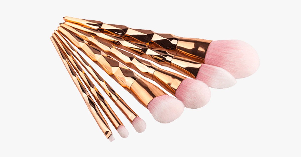 Avtoit | Gold Jewel Mermaid Brush Set