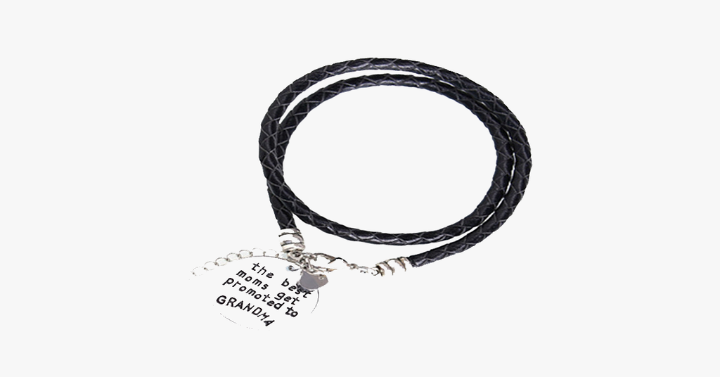 Avtoit | The best mothers are promoted to grandma - Hand-stamped bracelets