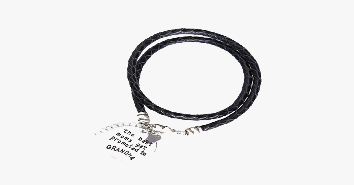 Avtoit | The best mothers are promoted to grandma - Hand-stamped bracelets