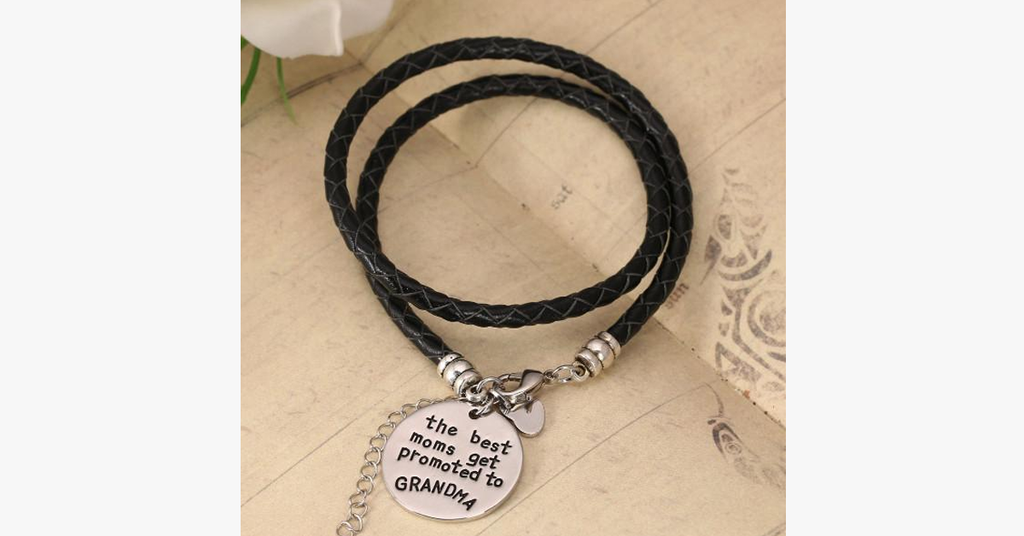 Avtoit | The best mothers are promoted to grandma - Hand-stamped bracelets