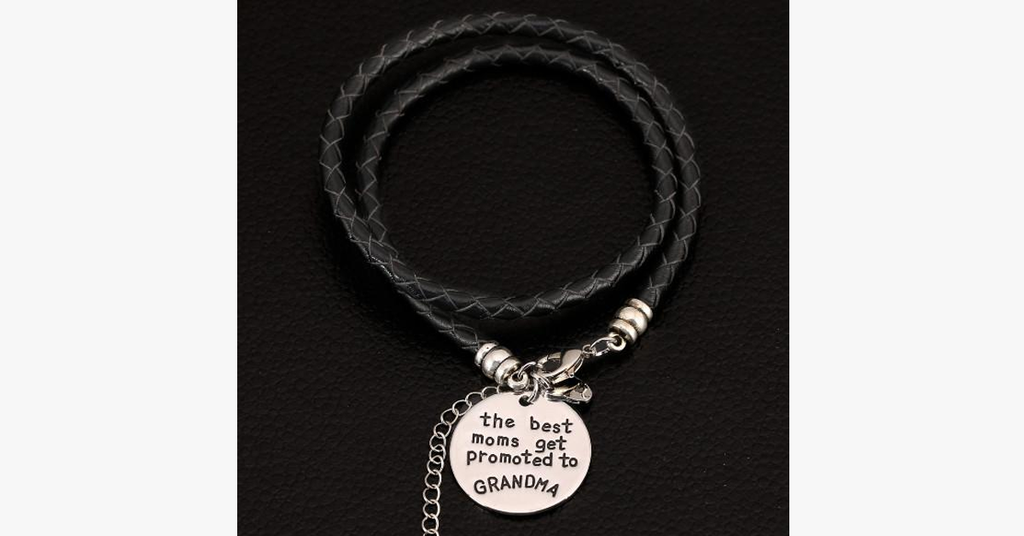 Avtoit | The best mothers are promoted to grandma - Hand-stamped bracelets