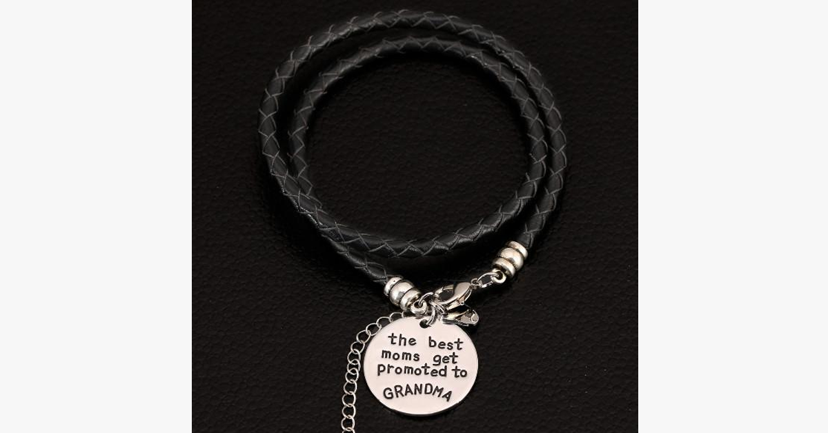 Avtoit | The best mothers are promoted to grandma - Hand-stamped bracelets