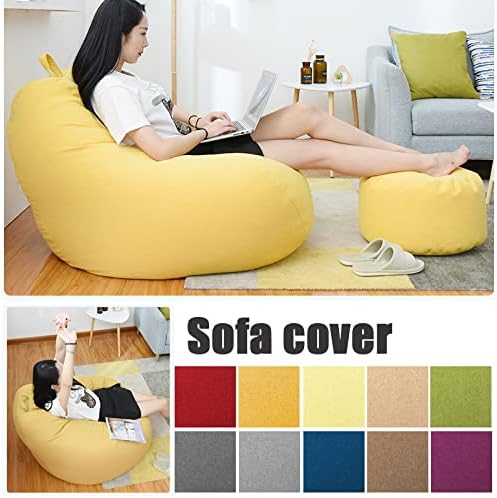 Avtoit | Luxury Linen Bean Bag – Ergonomic & Stylish Comfort Seating